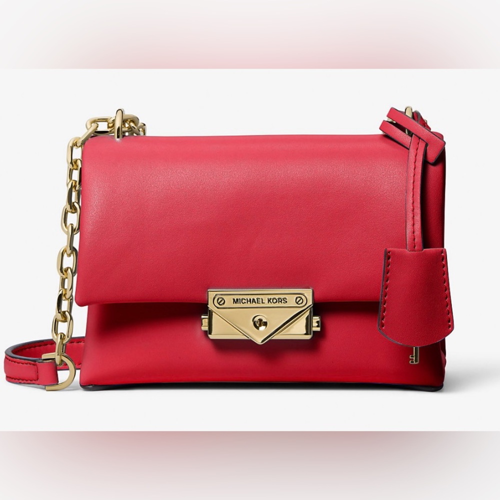 Michael Kors Cece Small Shoulder Bag….Color: Bright Red $448.00